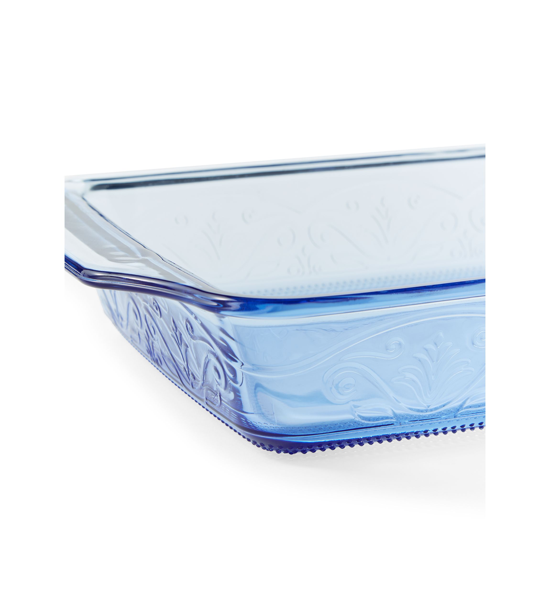 Laurel Embossed Glass 9" x 13" Baking Dish