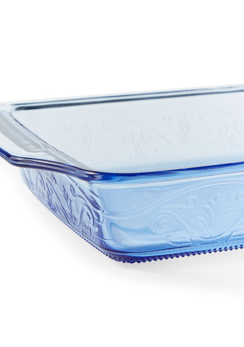 Laurel Embossed Glass 9" x 13" Baking Dish