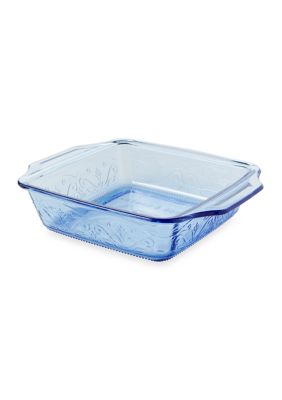 Laurel Embossed Glass 8" Square Baking Dish