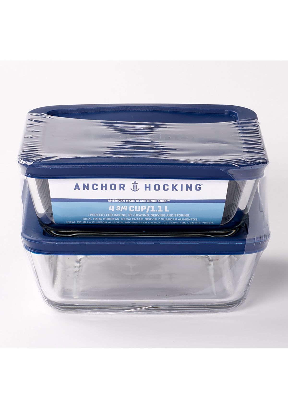 Set of 2 Food Storage with SnugFit™ Lids