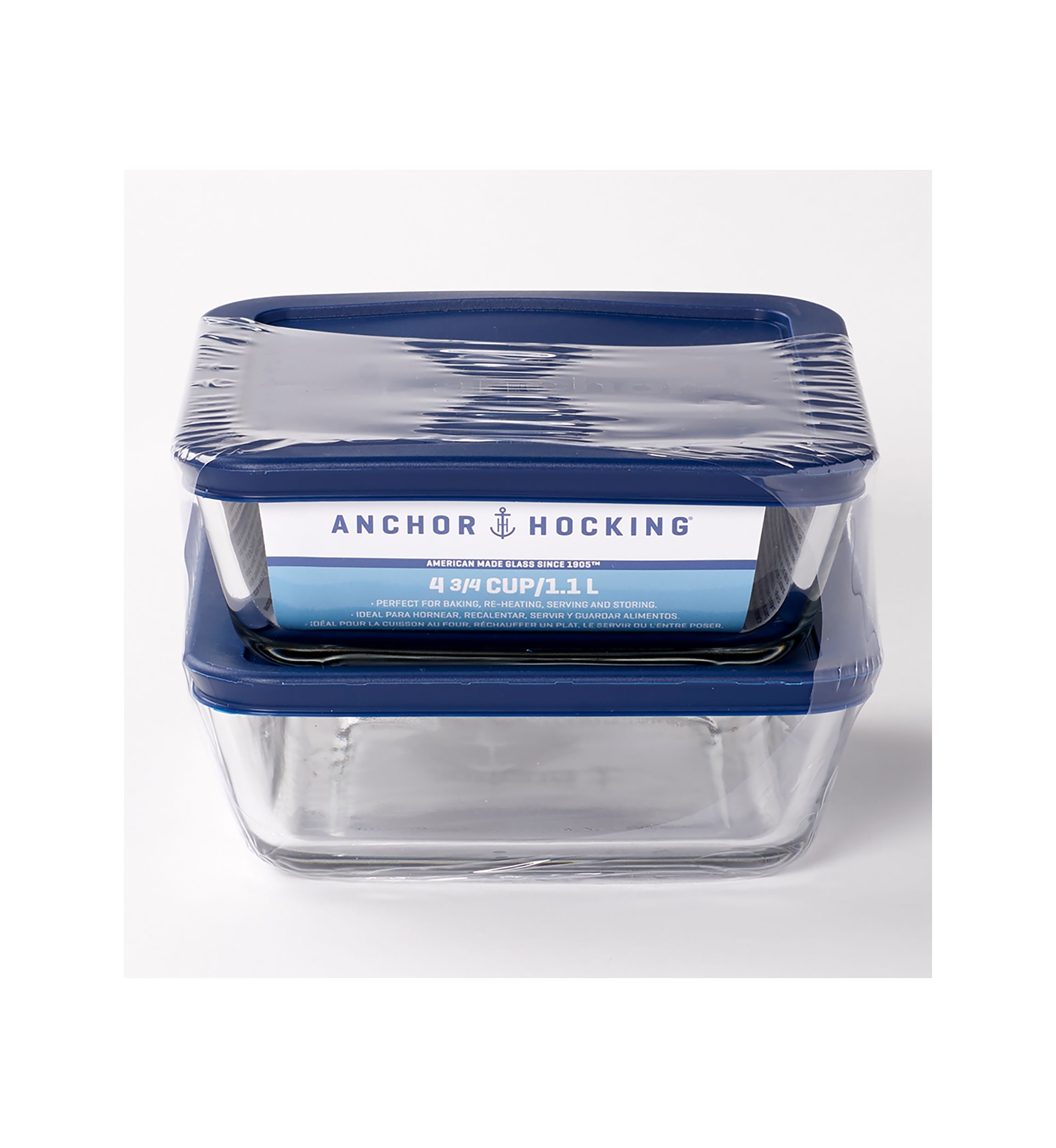 Set of 2 Food Storage with SnugFit™ Lids