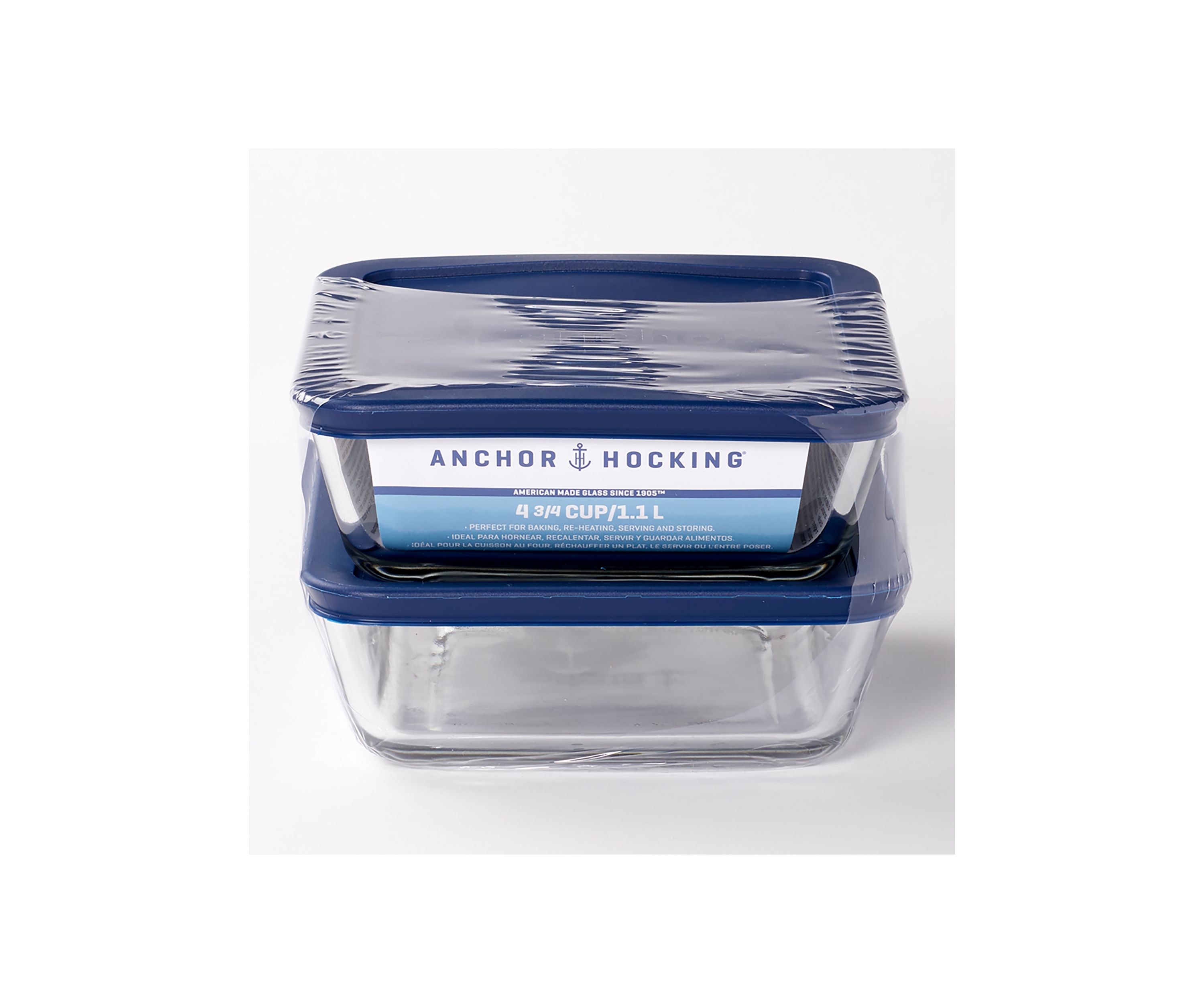 Set of 2 Food Storage with SnugFit™ Lids