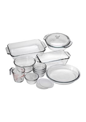 Oven Basics Mixed Glass Baking Dishes - 10 Piece Set