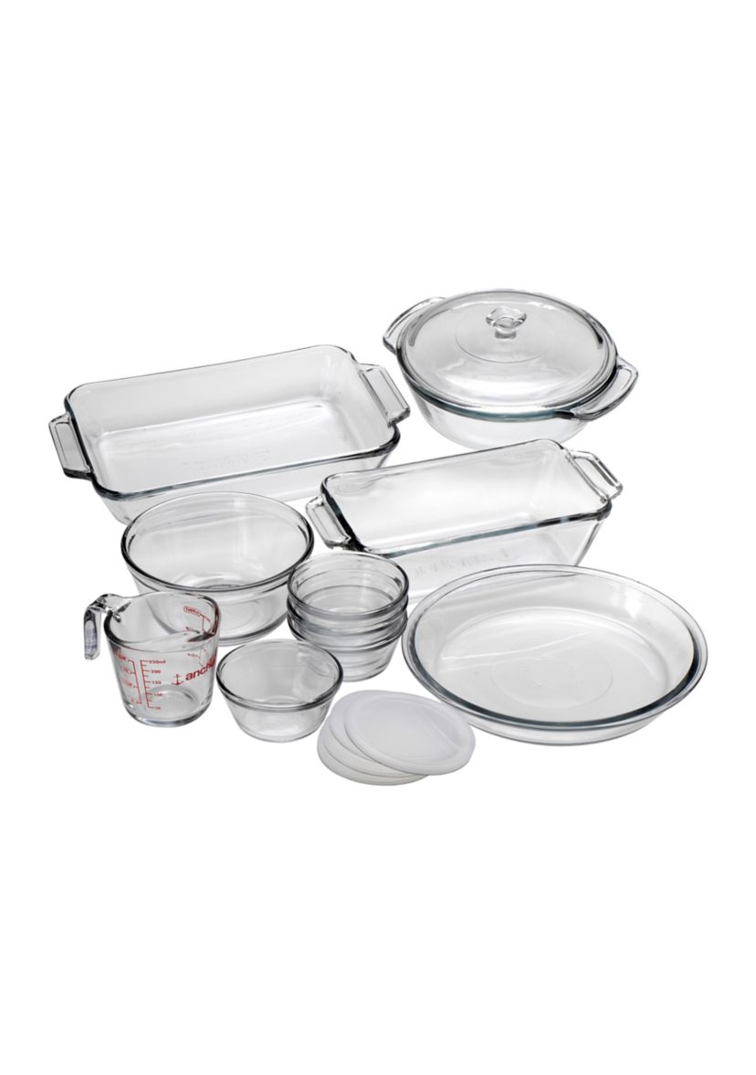 Oven Basics Mixed Glass Baking Dishes - 10 Piece Set
