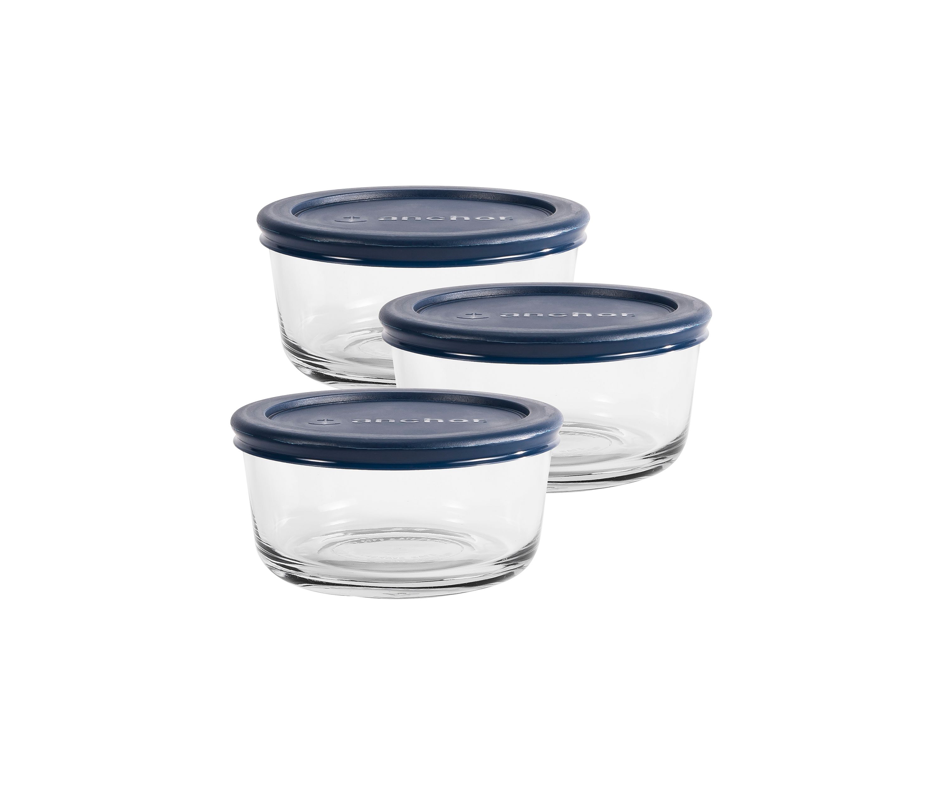 3-Piece Food Storage Set with SnugFit™ Lids
