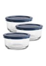 3-Piece Food Storage Set with SnugFit™ Lids