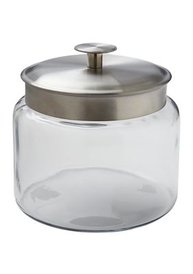 1 1/2 Quart Modern Montana Jar with Wooden Acacia Lid