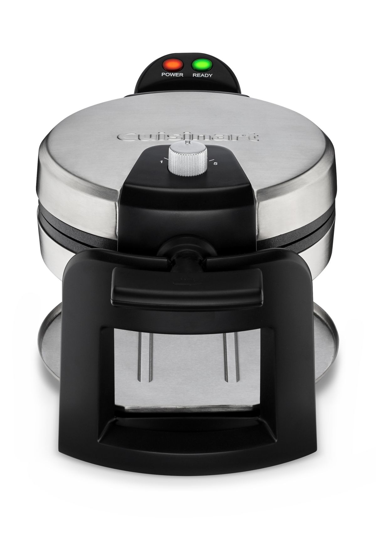 Round Flip Belgian Waffle Maker