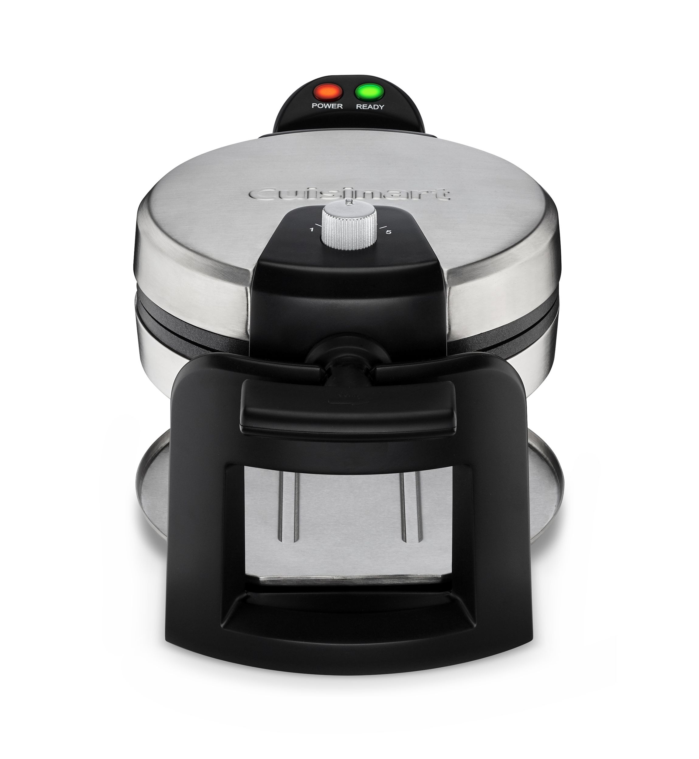 Round Flip Belgian Waffle Maker