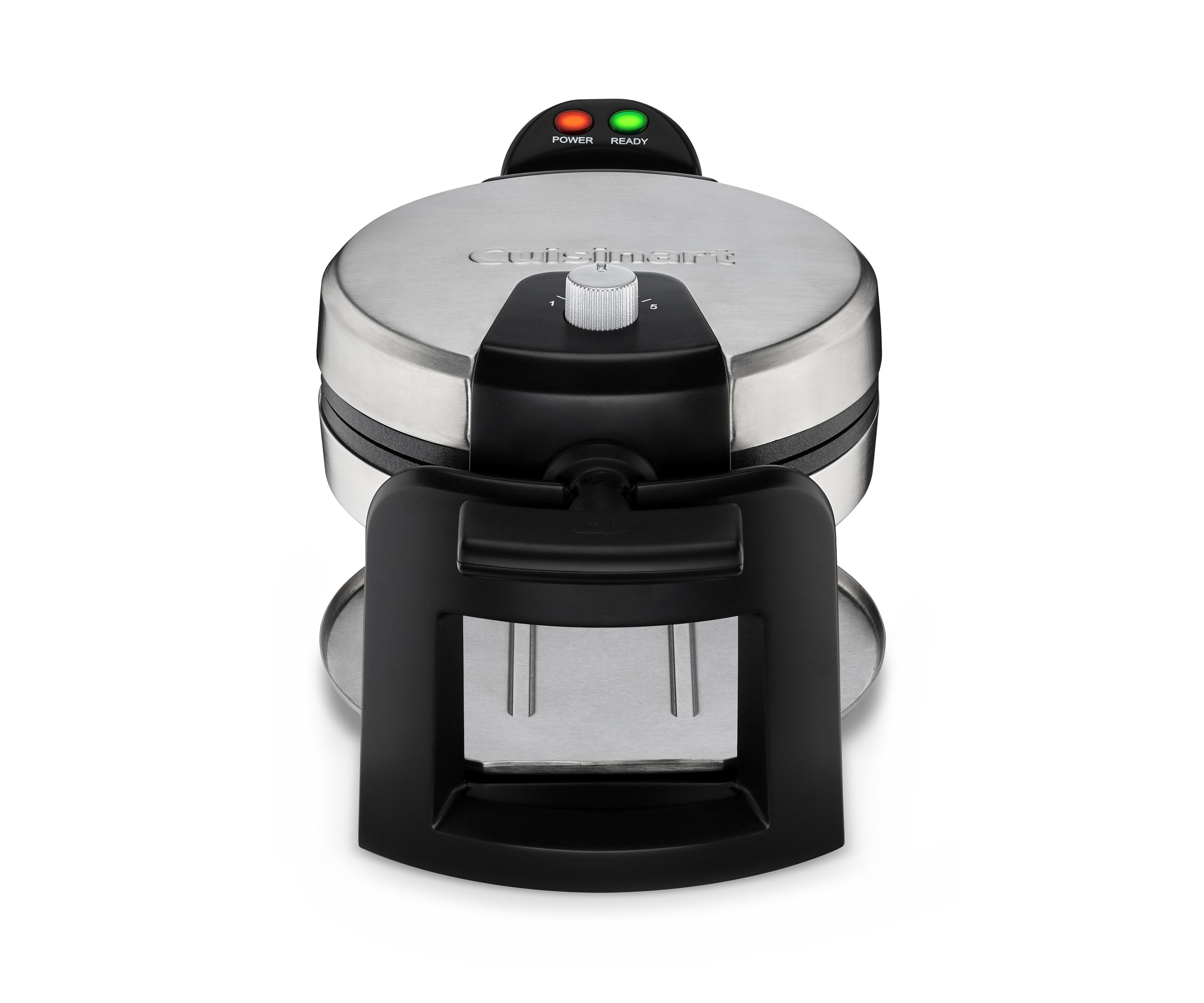 Round Flip Belgian Waffle Maker