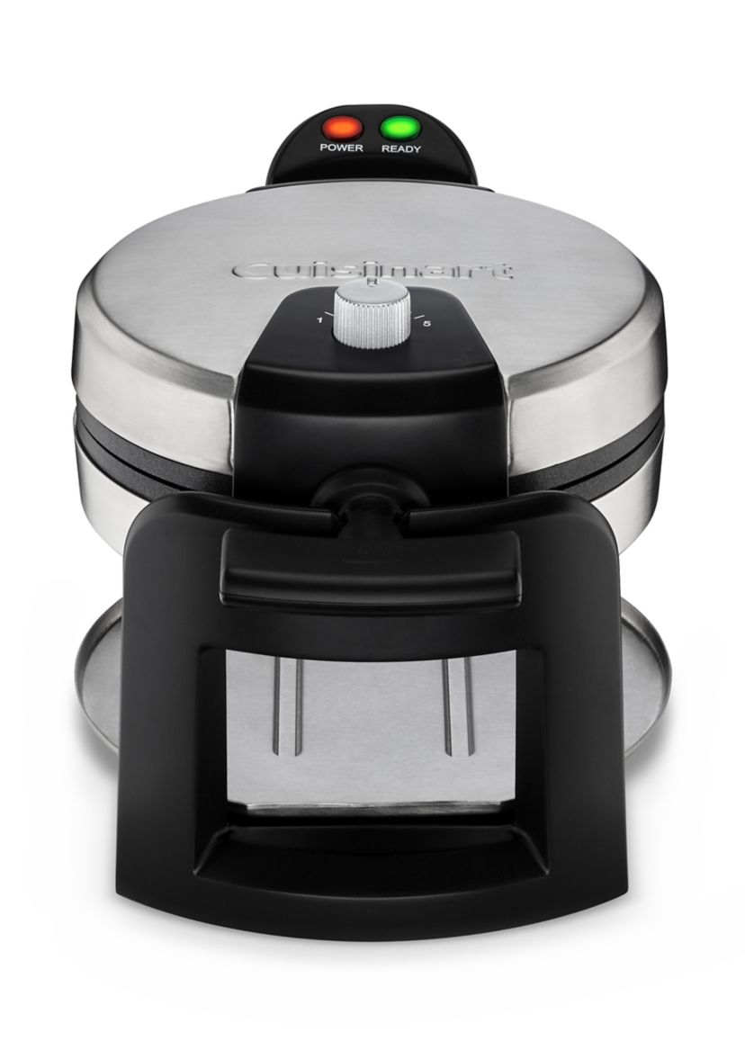 Round Flip Belgian Waffle Maker