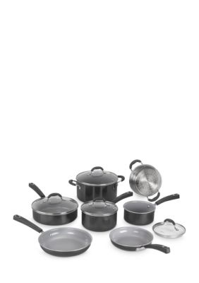 Cuisinart Ceramica Non-Stick 11 Piece Cookware Set Black