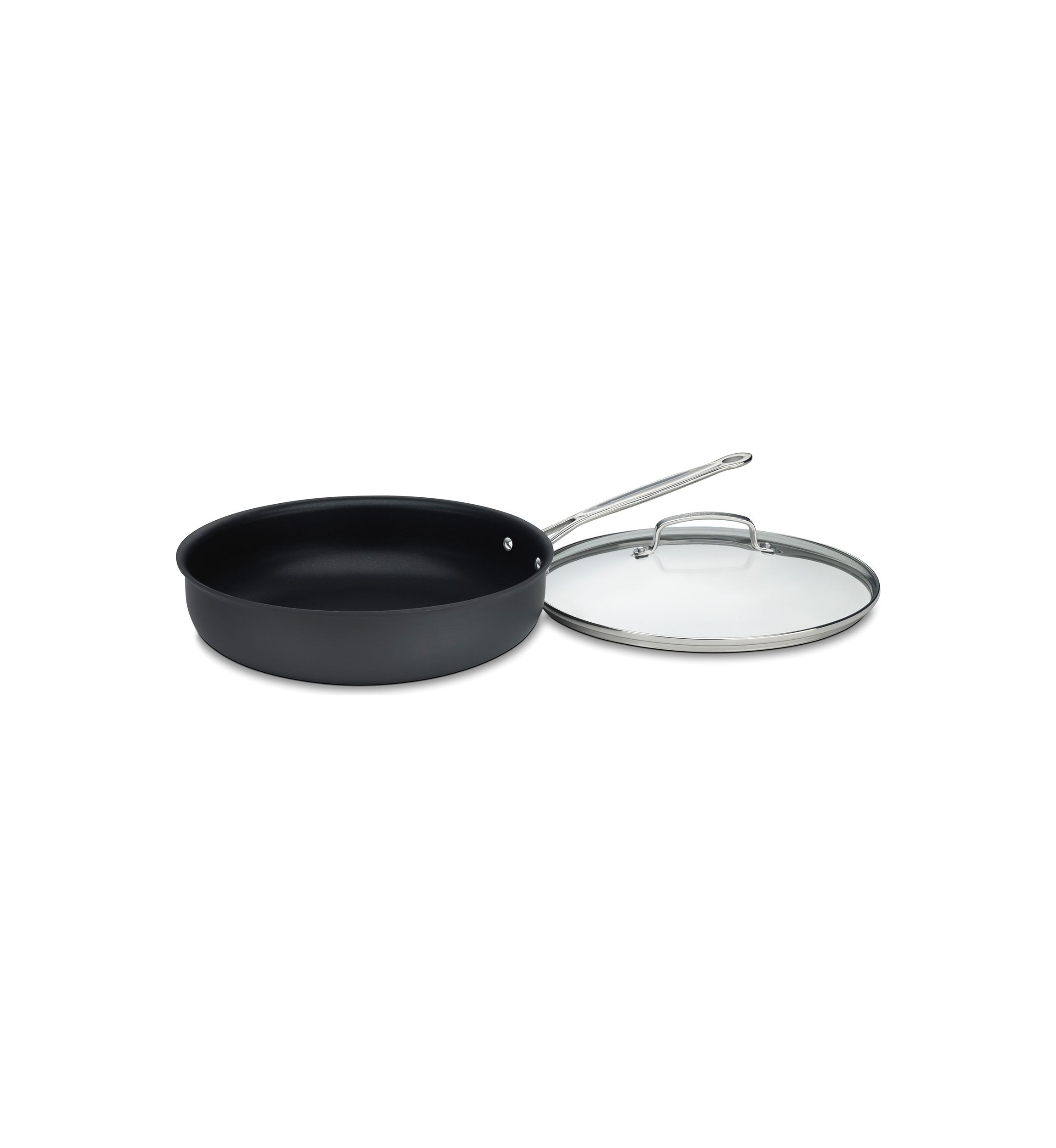 Anodized Non-Stick 12" Deep Fry Pan with Cover
