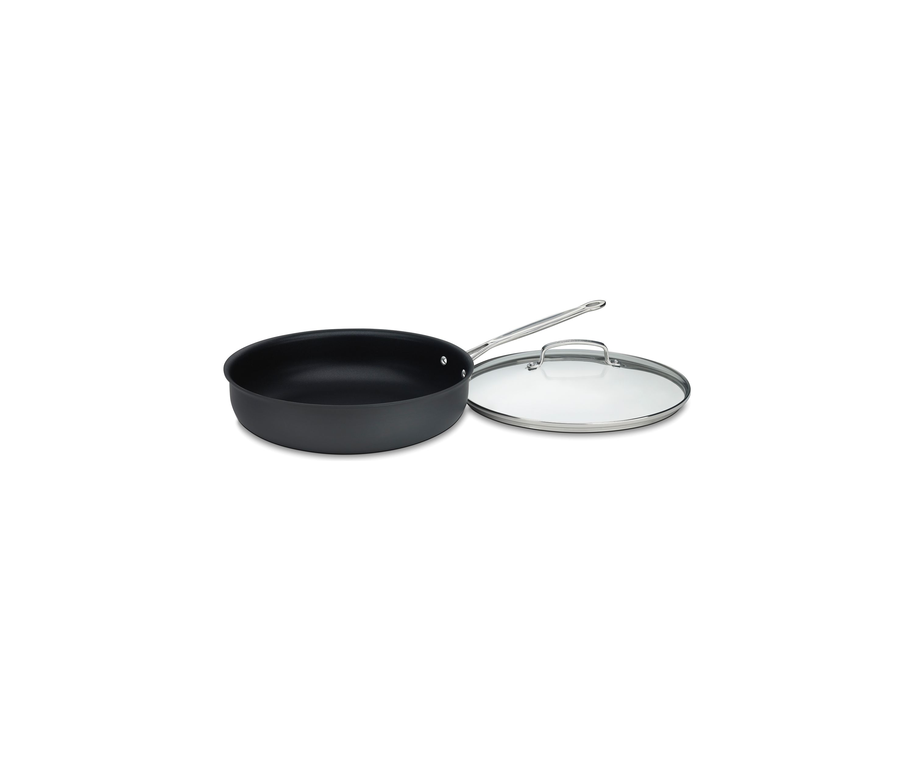 Anodized Non-Stick 12" Deep Fry Pan with Cover