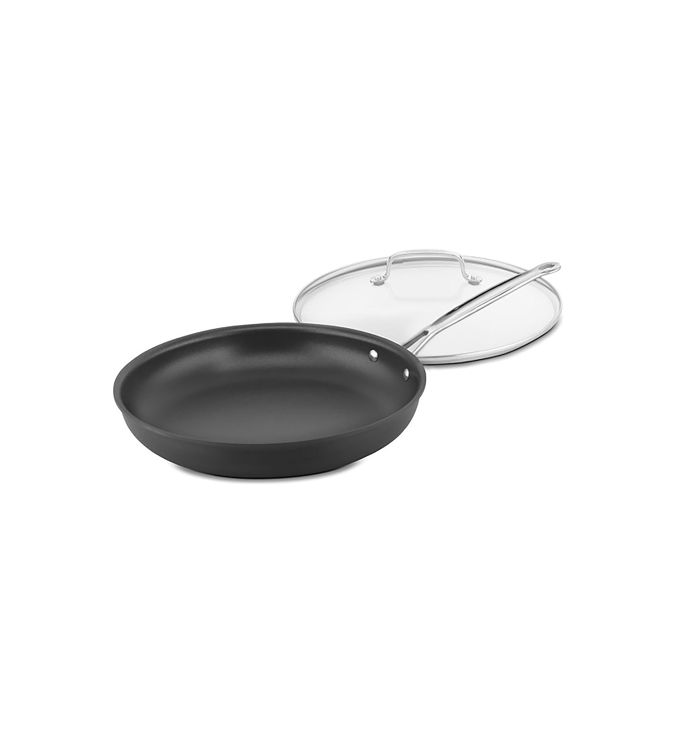 Chef’s Classic Nonstick Hard Anodized 12” Skillet with Glass Cover