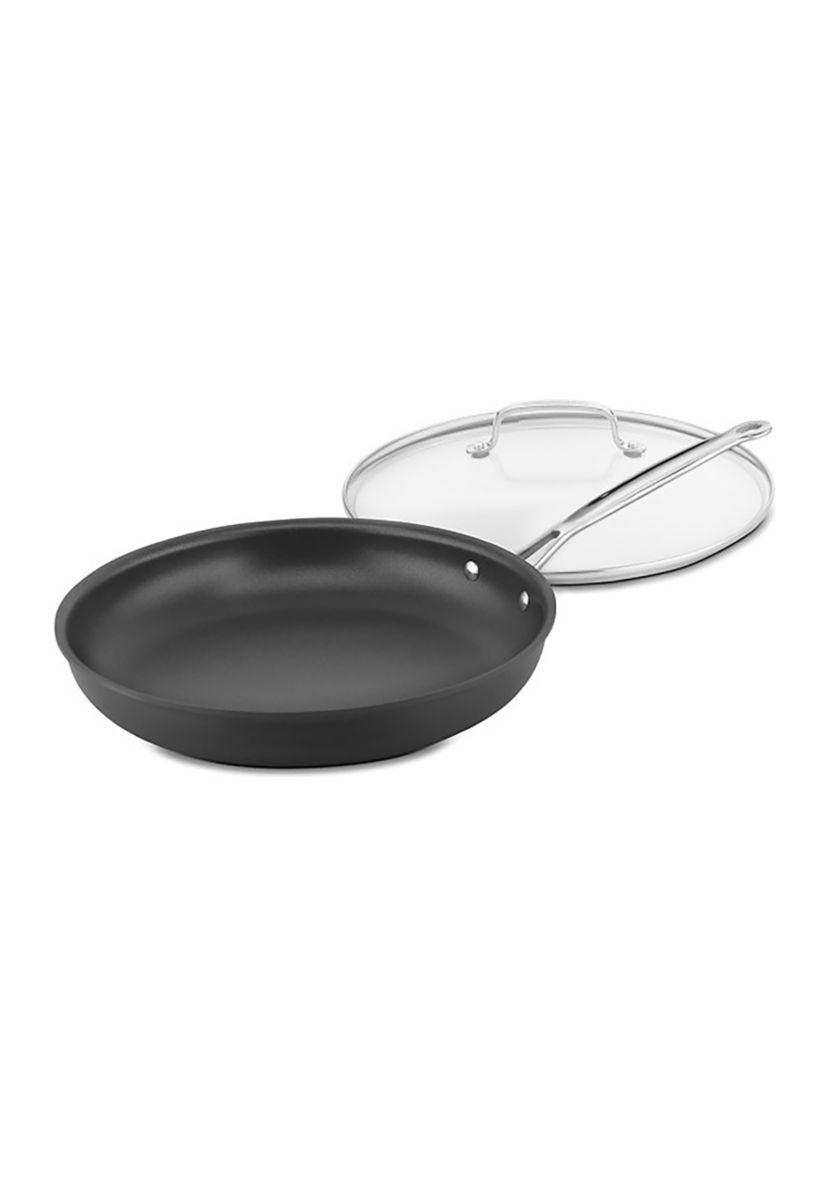 Chef’s Classic Nonstick Hard Anodized 12” Skillet with Glass Cover