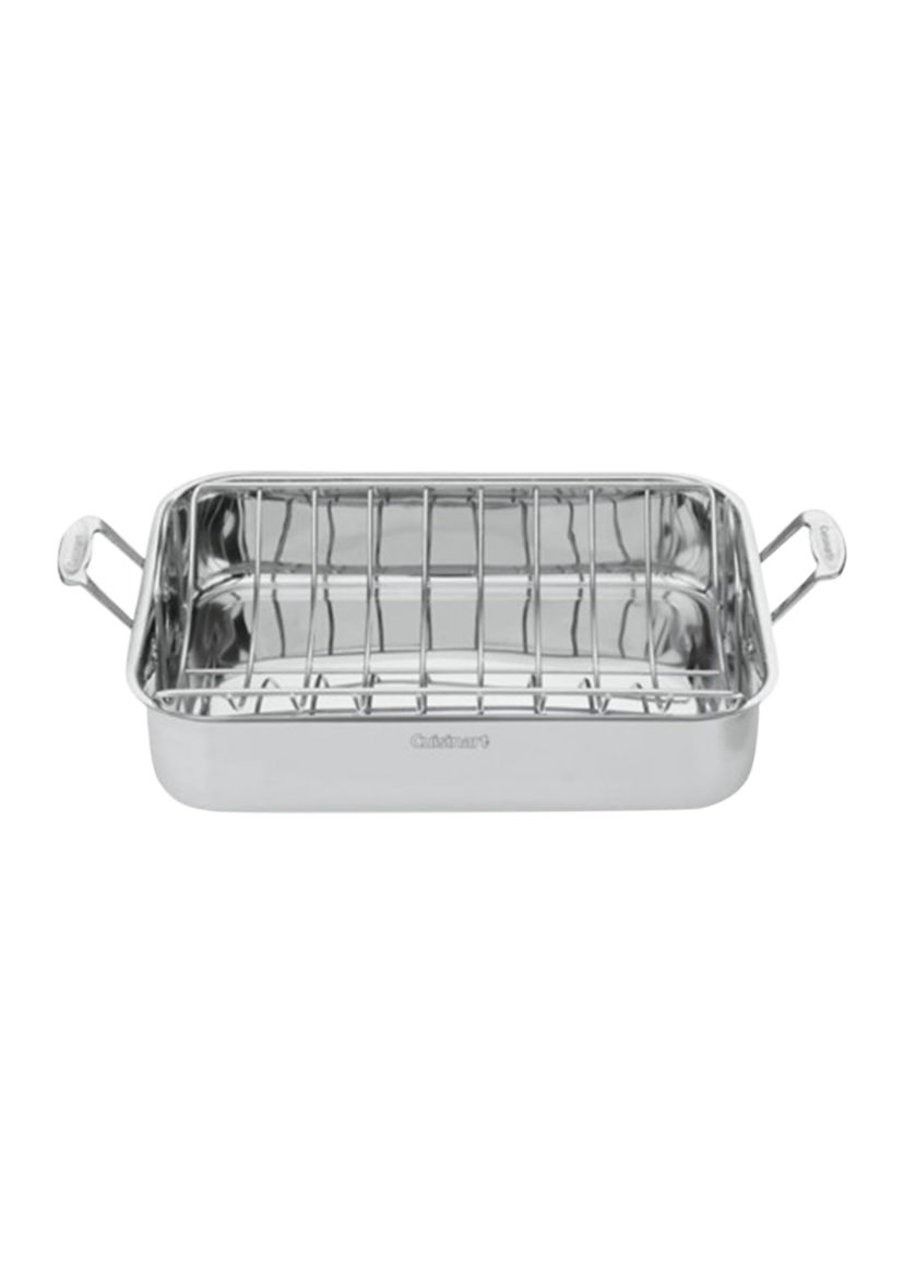 Chefs Classic Stainless 16" Roasting Pan with Rack