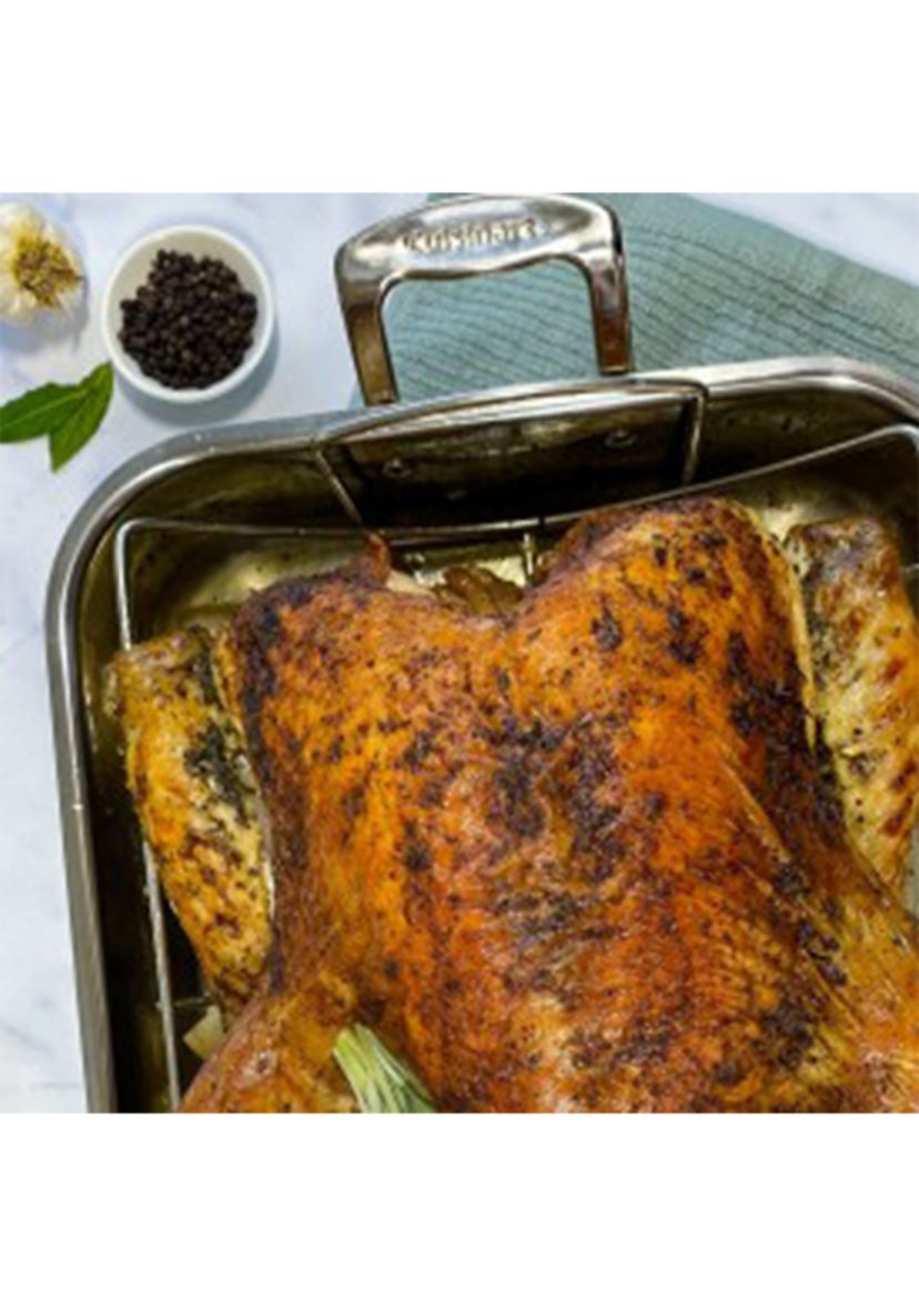 Chefs Classic Stainless 16" Roasting Pan with Rack