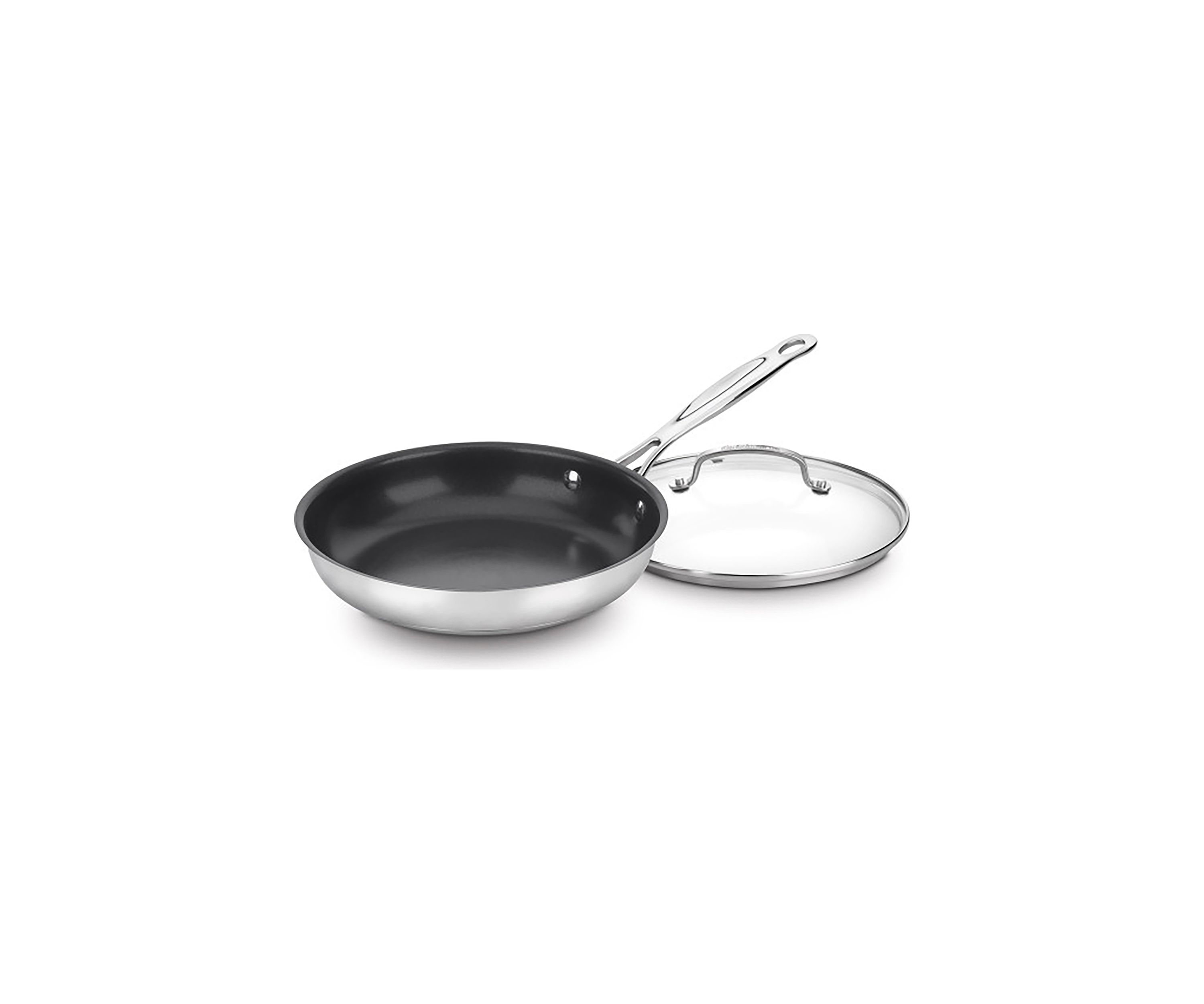 Chefs Classic 8" Stainless Steel Nonstick Skillet 
