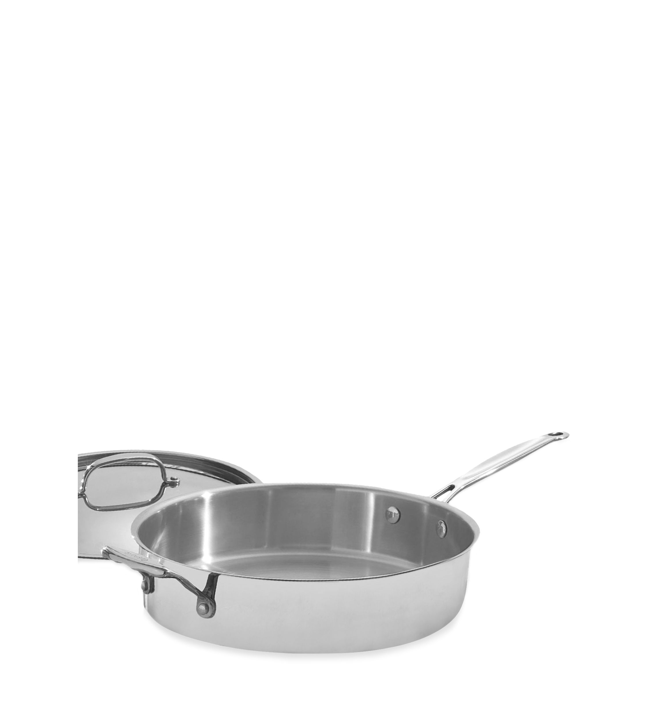 Chefs Classic Sauté Pan with Helper Handle and Cover