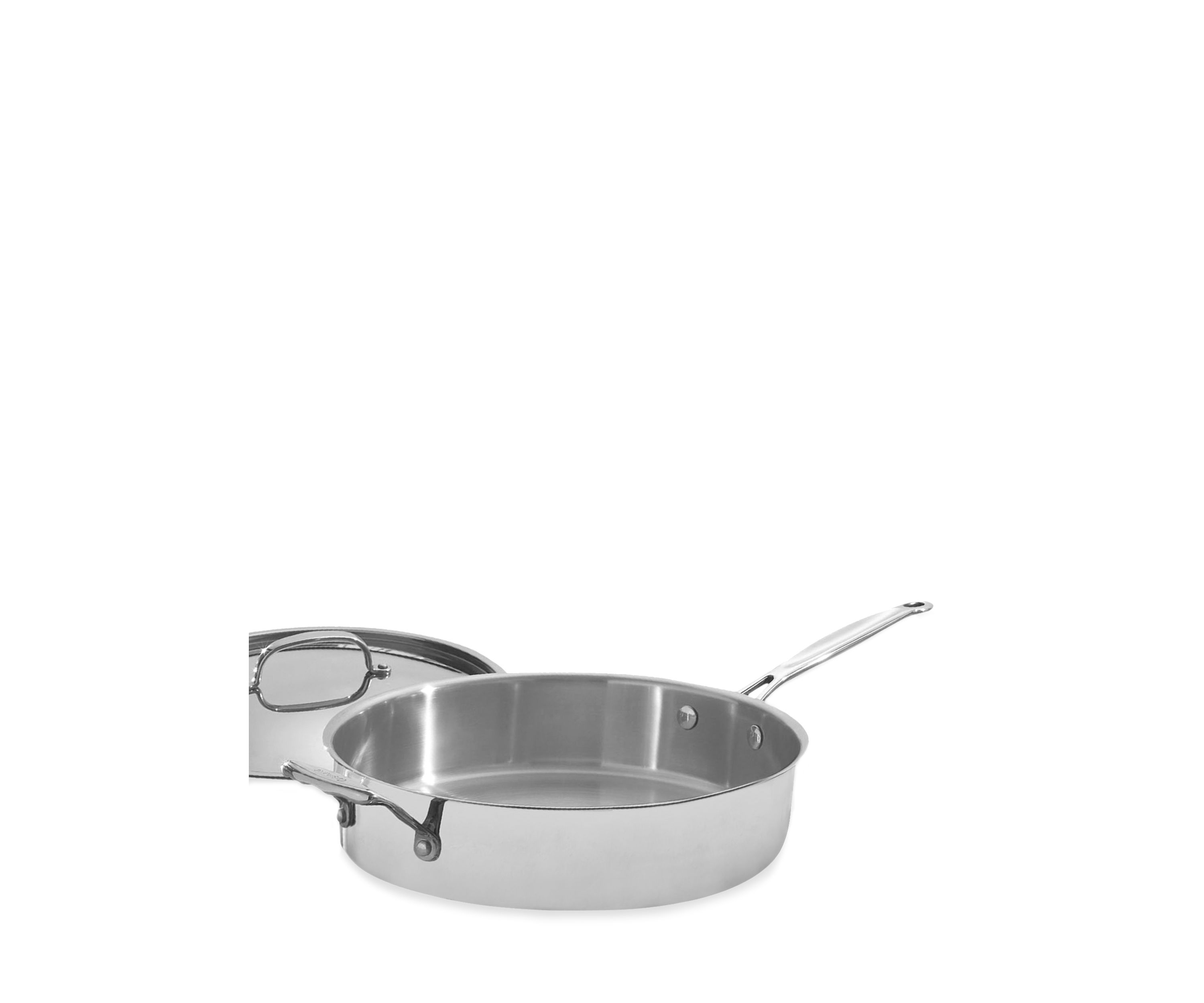 Chefs Classic Sauté Pan with Helper Handle and Cover