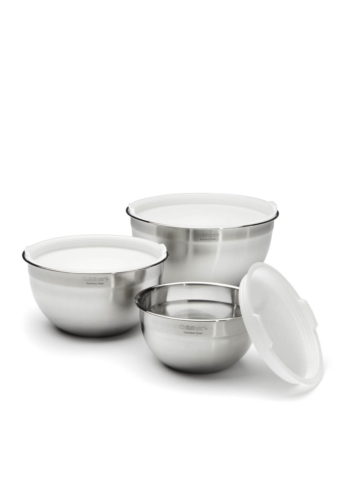 Stainless Steel Mixing Bowls with Lids