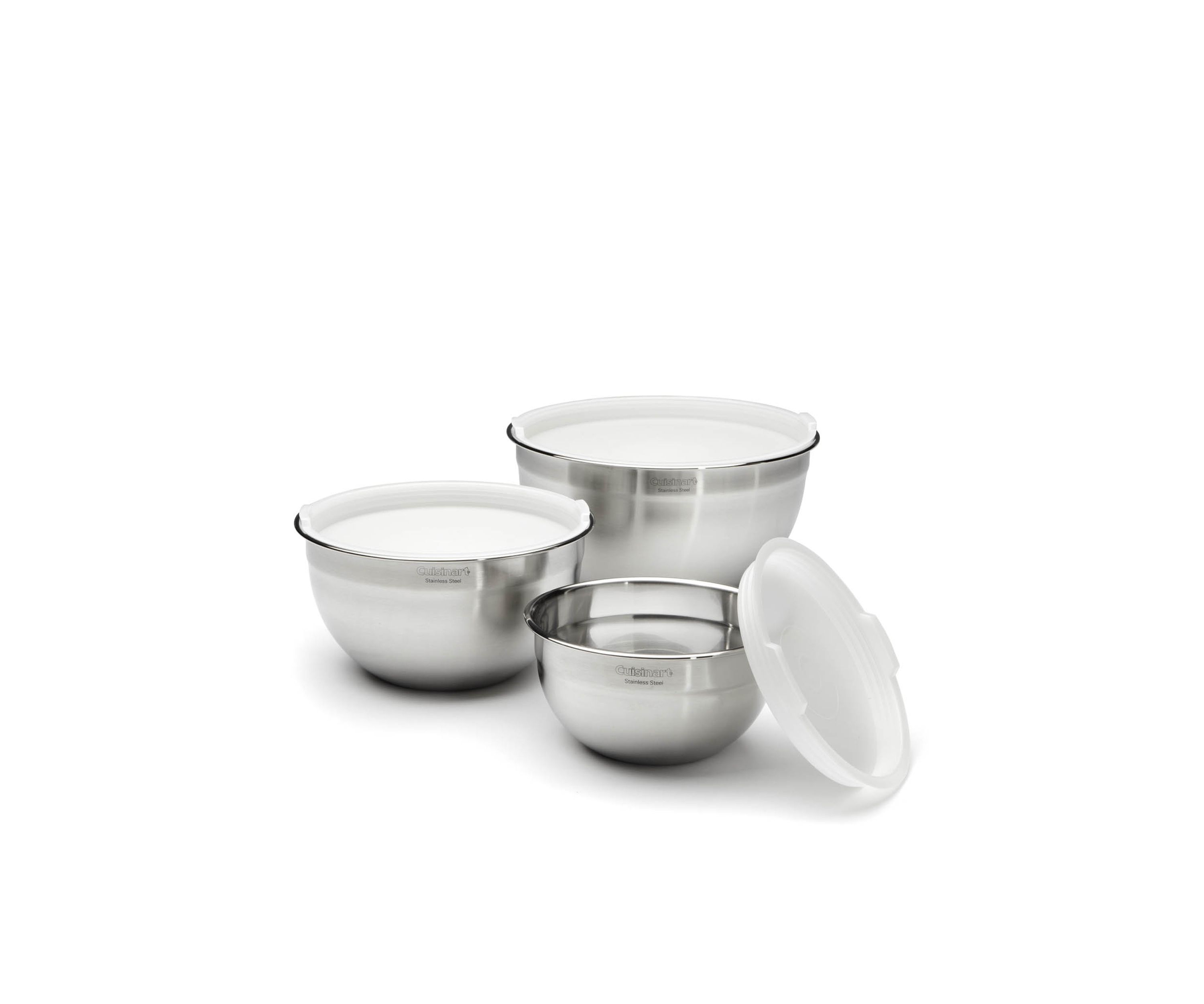 Stainless Steel Mixing Bowls with Lids