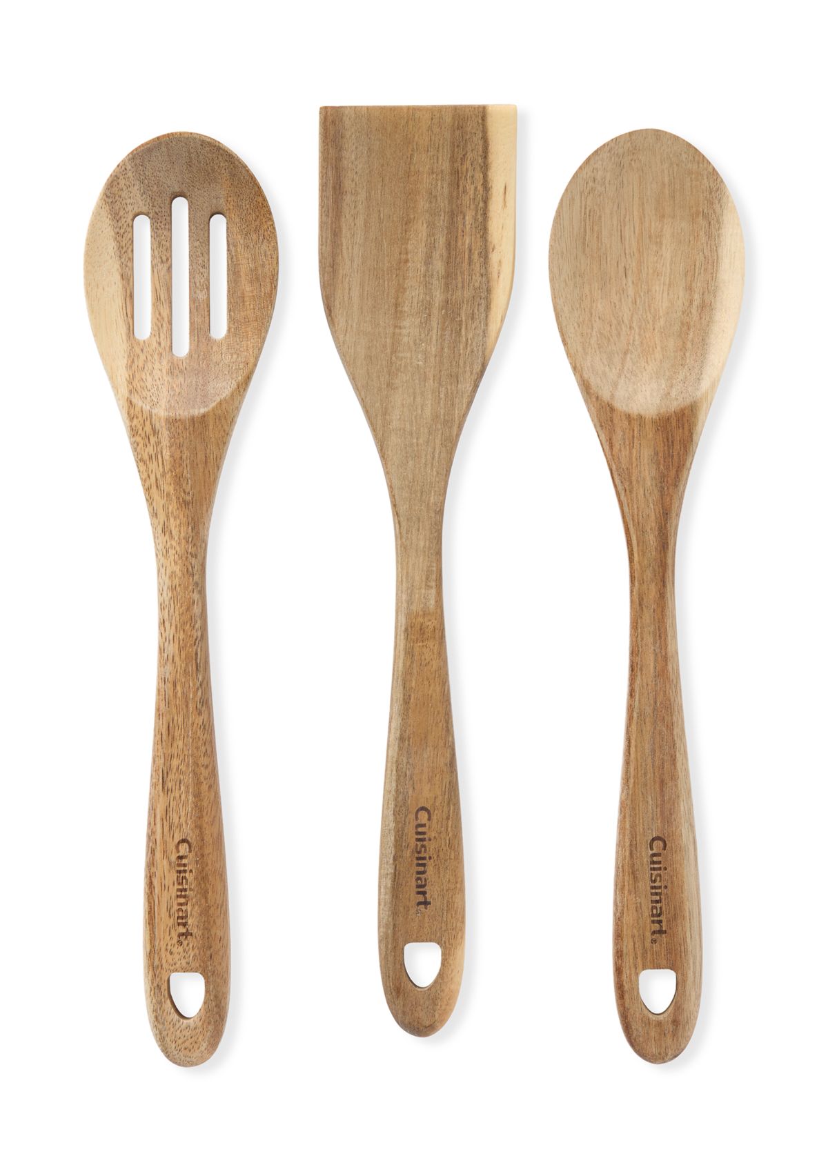 3 Piece Acacia Wood Utensil Set