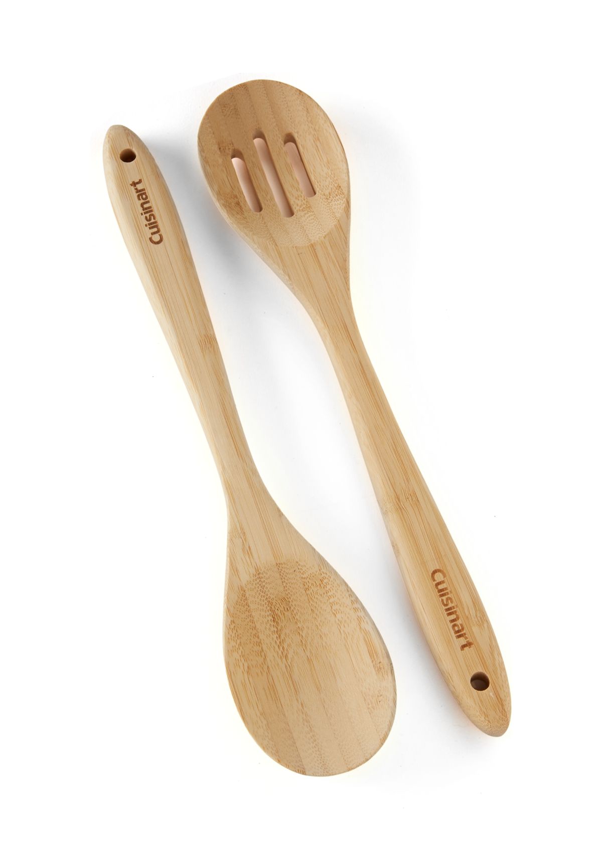 GreenGourmet® Bamboo Slotted and Solid Spoon Set