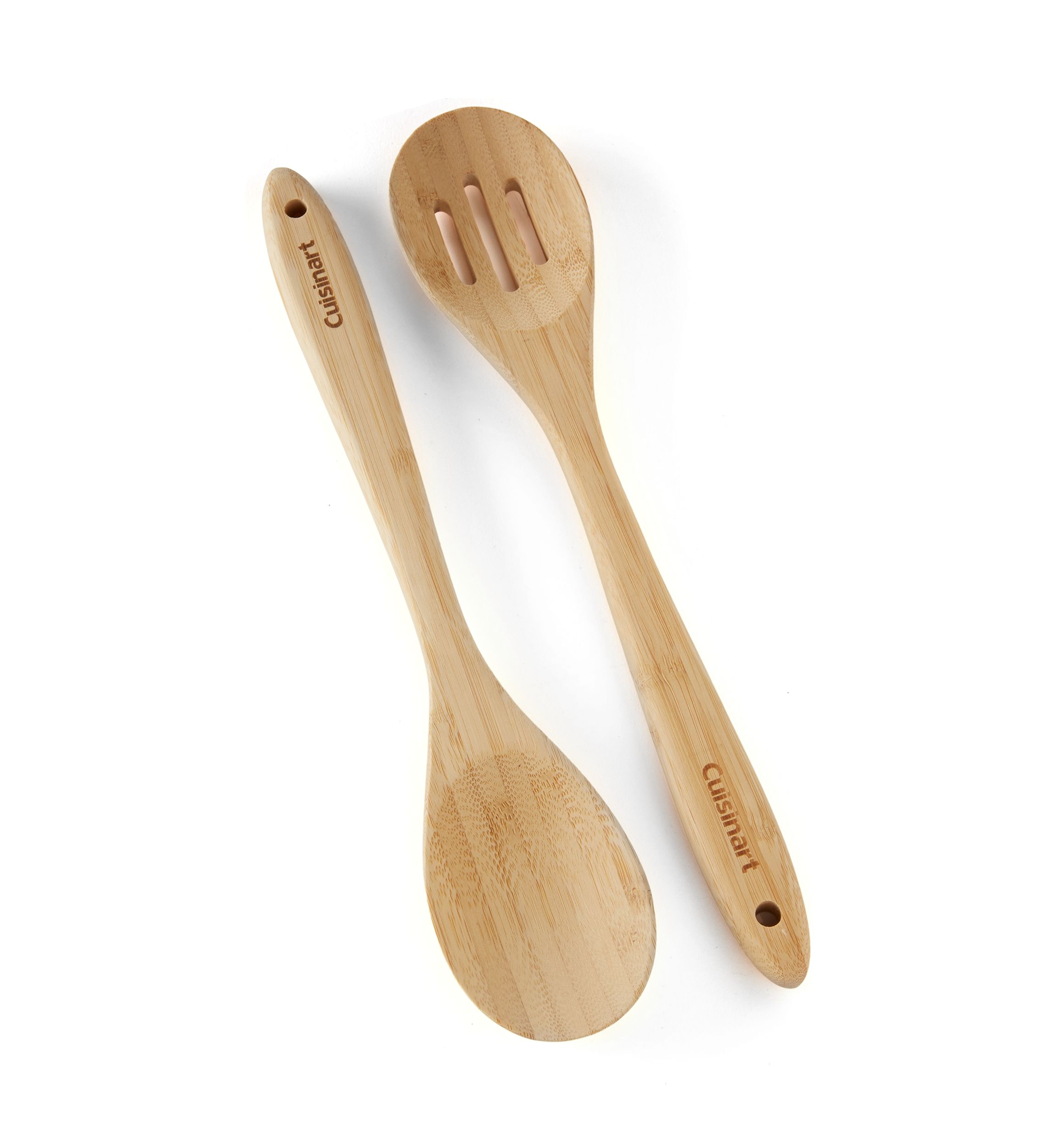 GreenGourmet® Bamboo Slotted and Solid Spoon Set