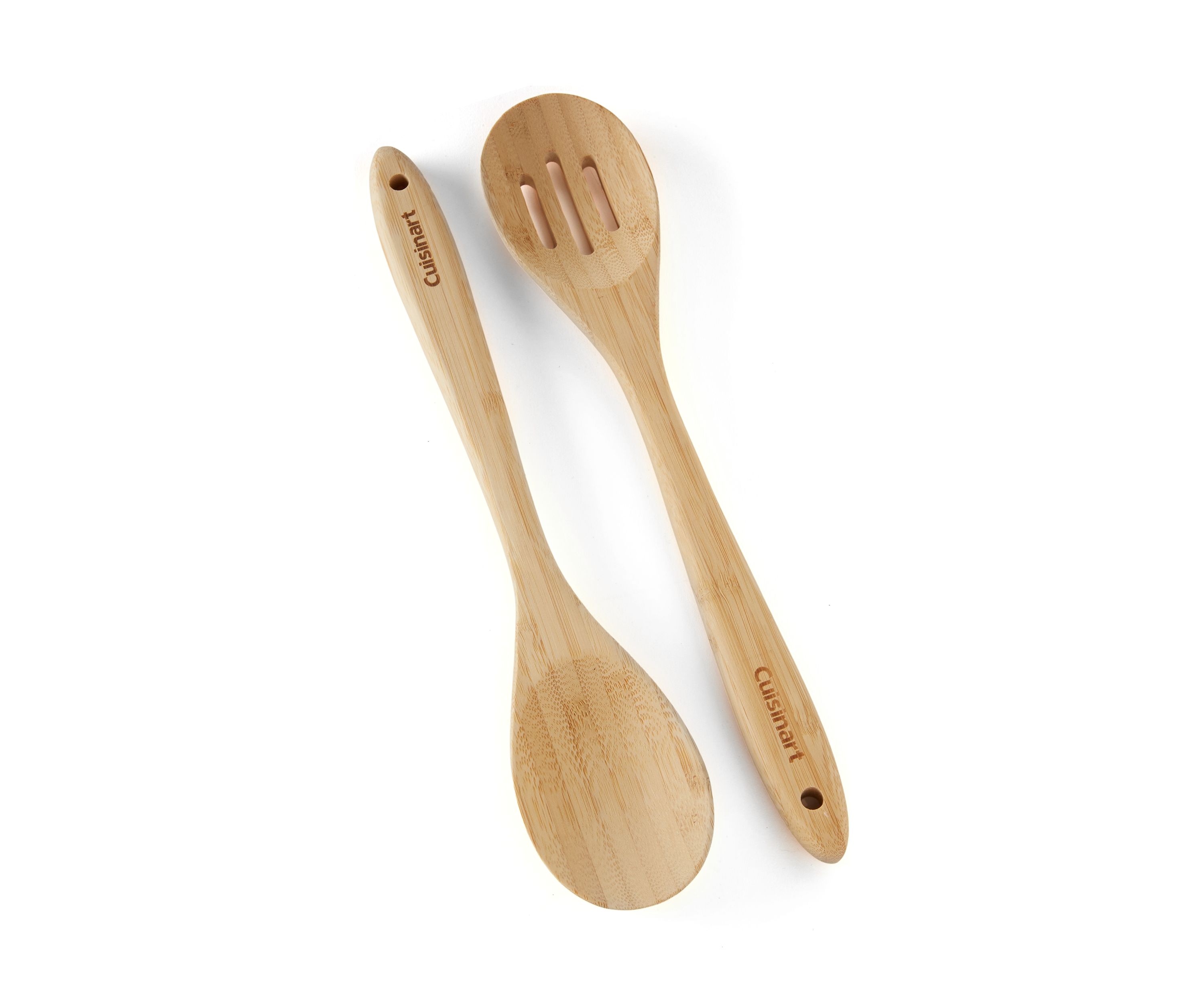 GreenGourmet® Bamboo Slotted and Solid Spoon Set