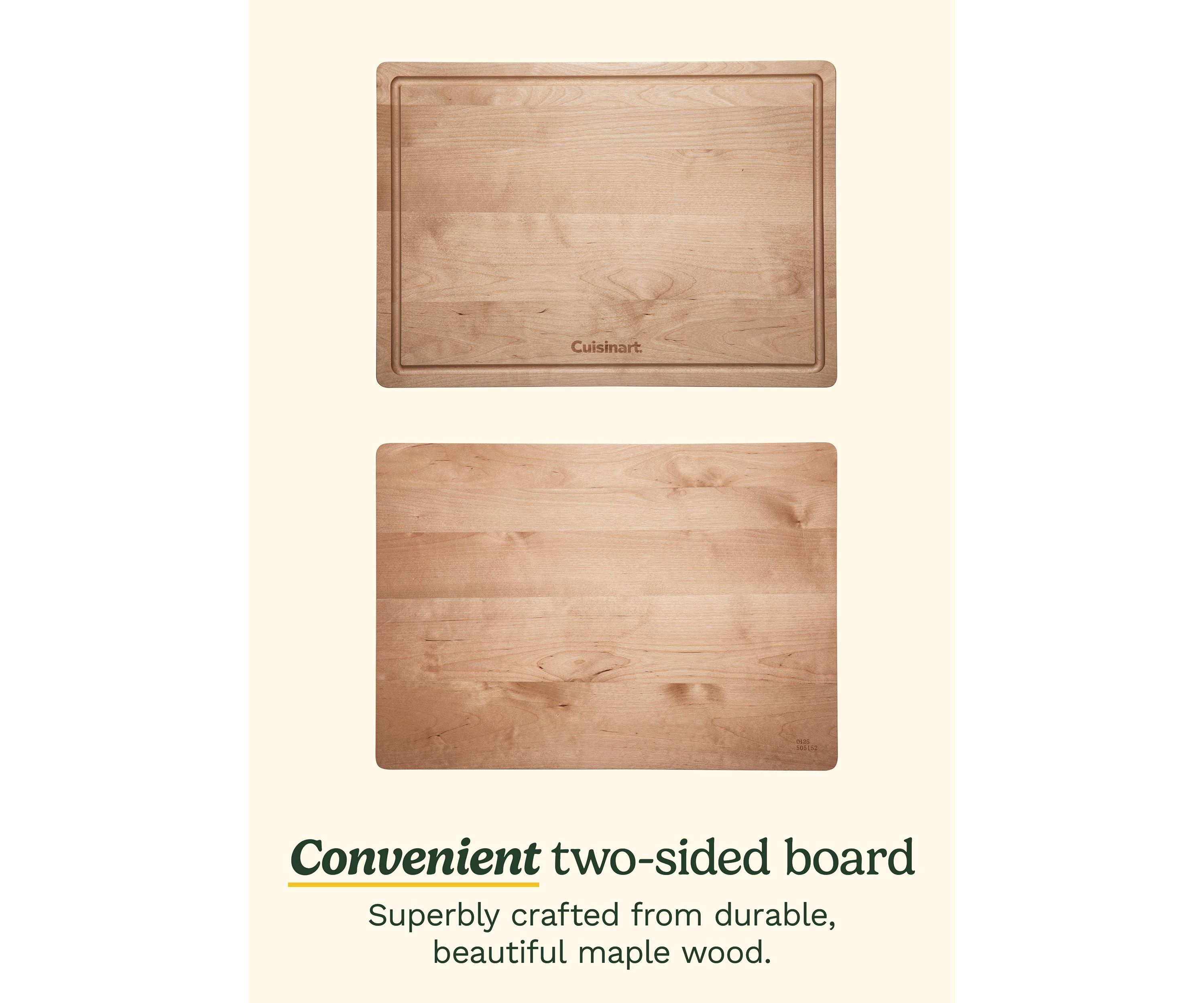 Reversible 17" Maple Wood Cutting Board