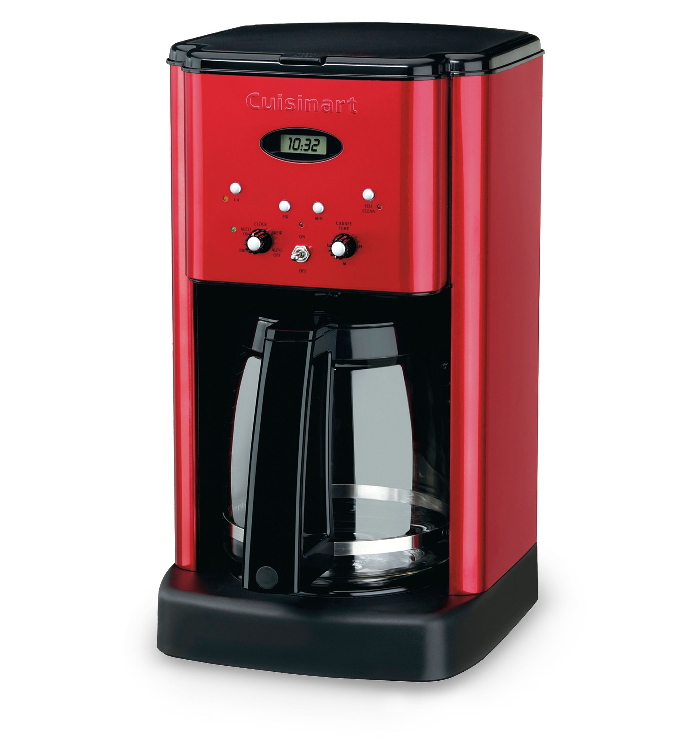 Brew Central 12-Cup Programmable Coffee Maker DCC1200MR - Metalic Red
