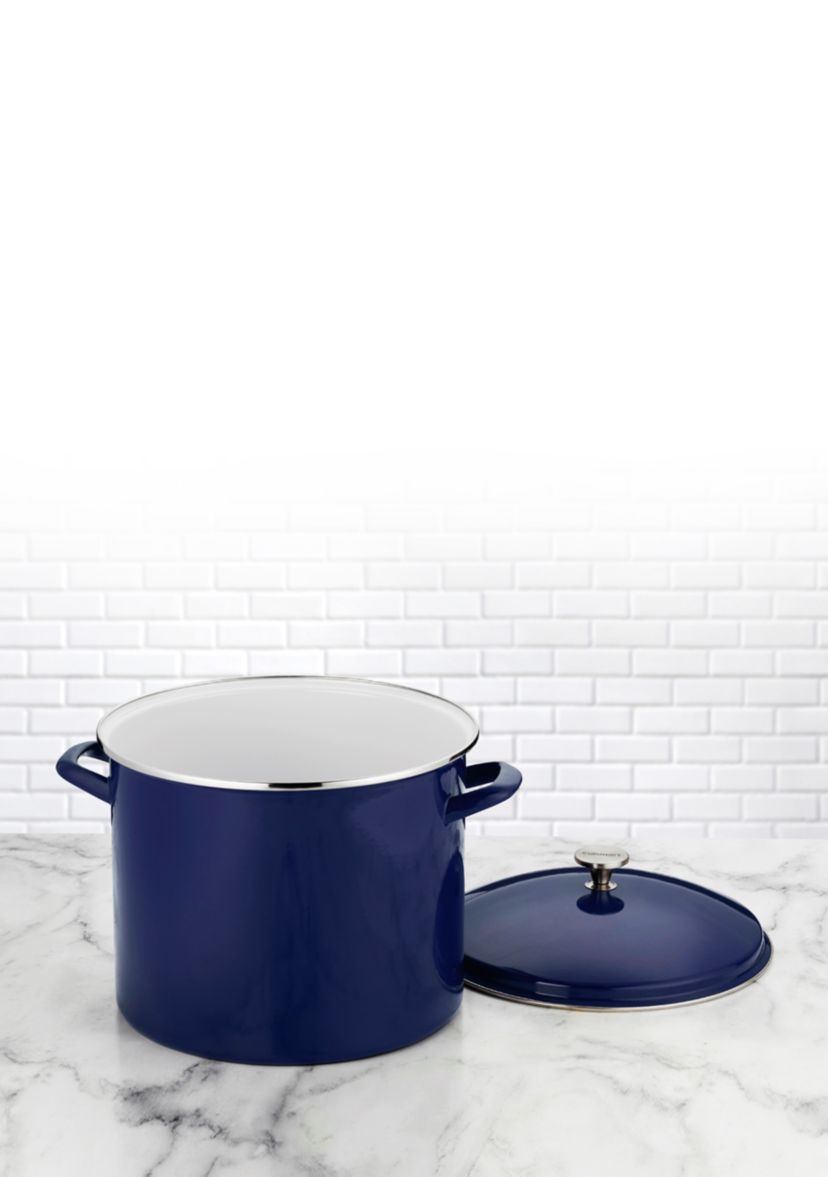 20-qt. Steel and Enamel Stock Pot