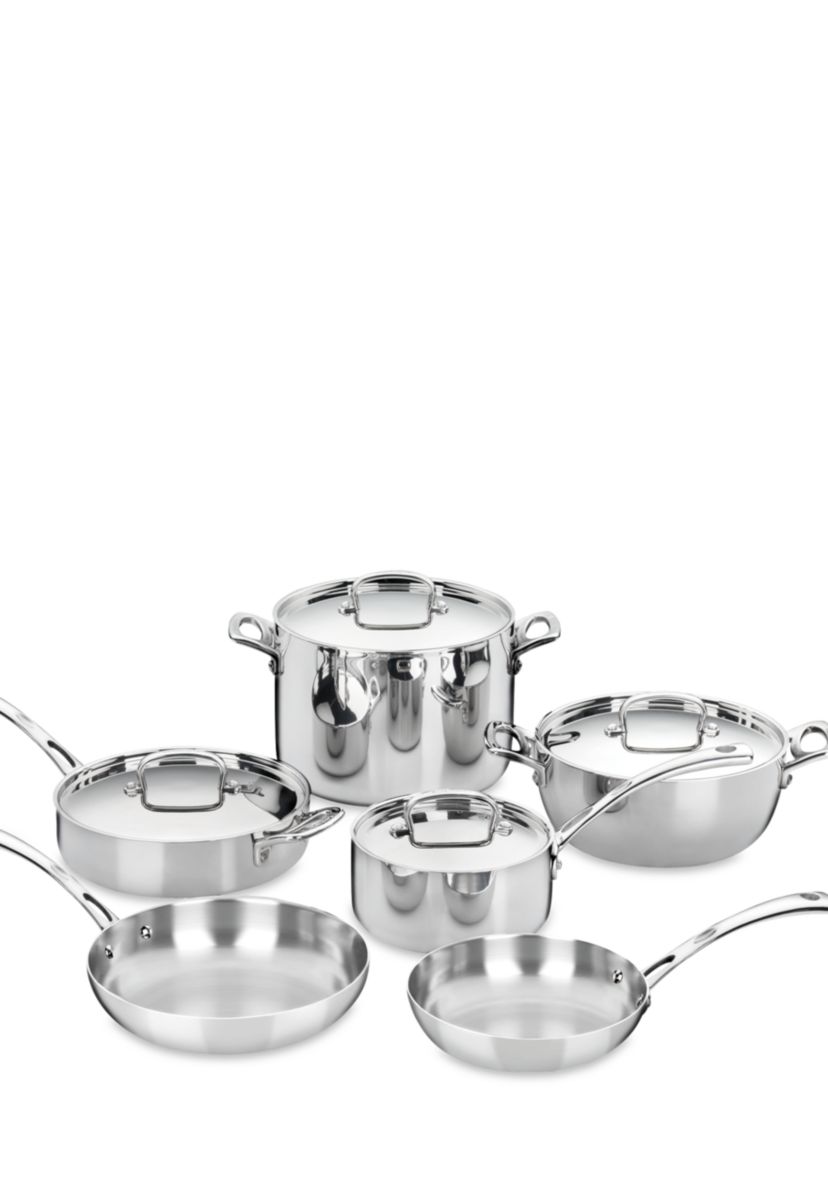 French Classic Tri-Ply Stainless 10-Piece Set - Online Only