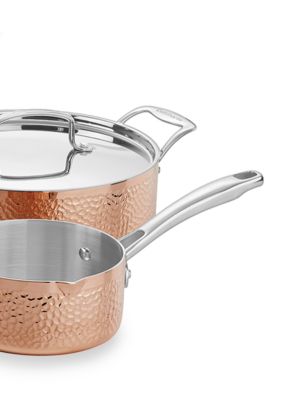 Featured image of post Cuisinart Hammered Copper Cookware Set : Cuisinart cookware is an 8 piece set which includes the basic cookware required to put together a meal.