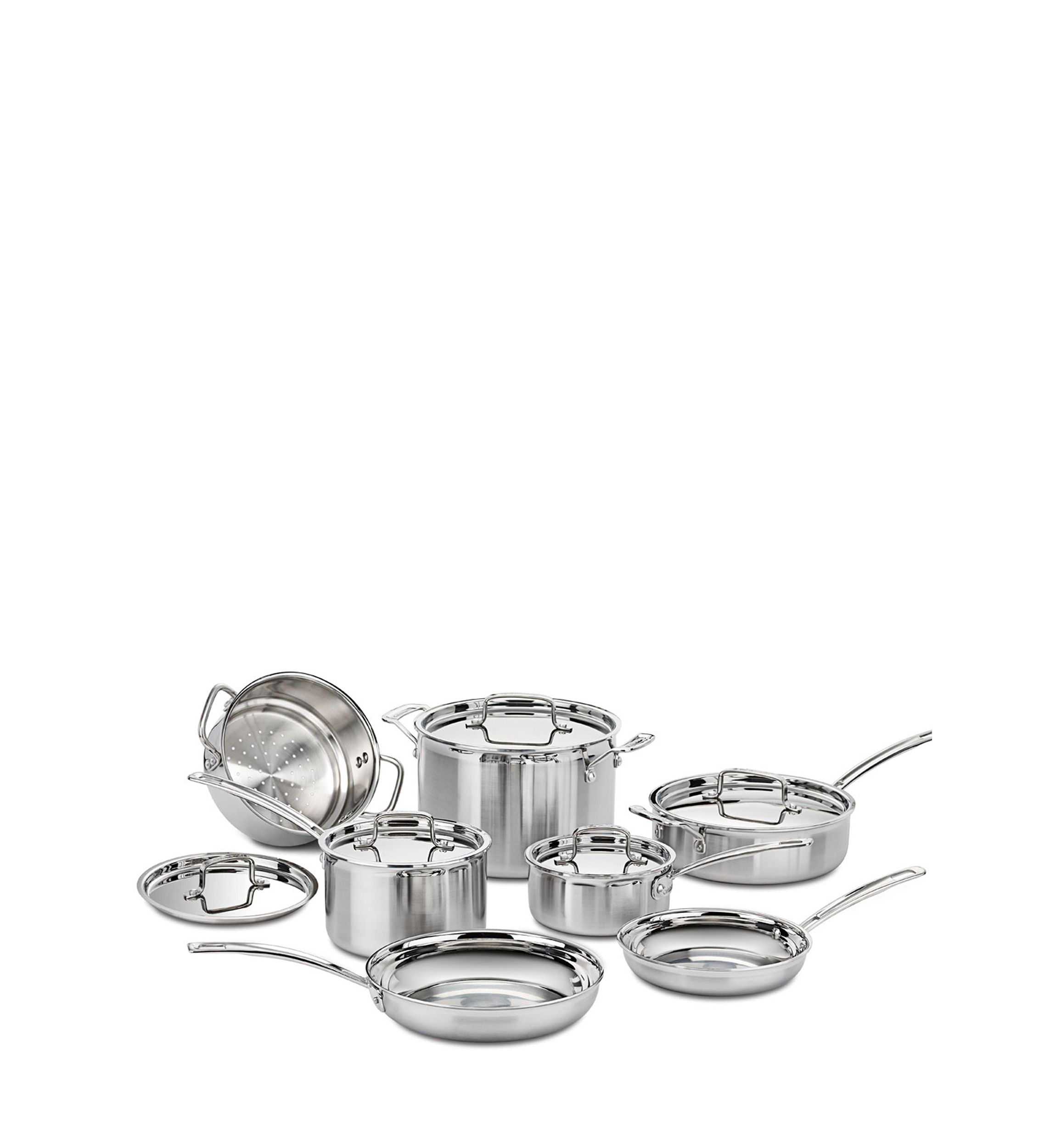 MultiClad Pro Stainless Steel 12-Piece Cookware Set - Online Only
