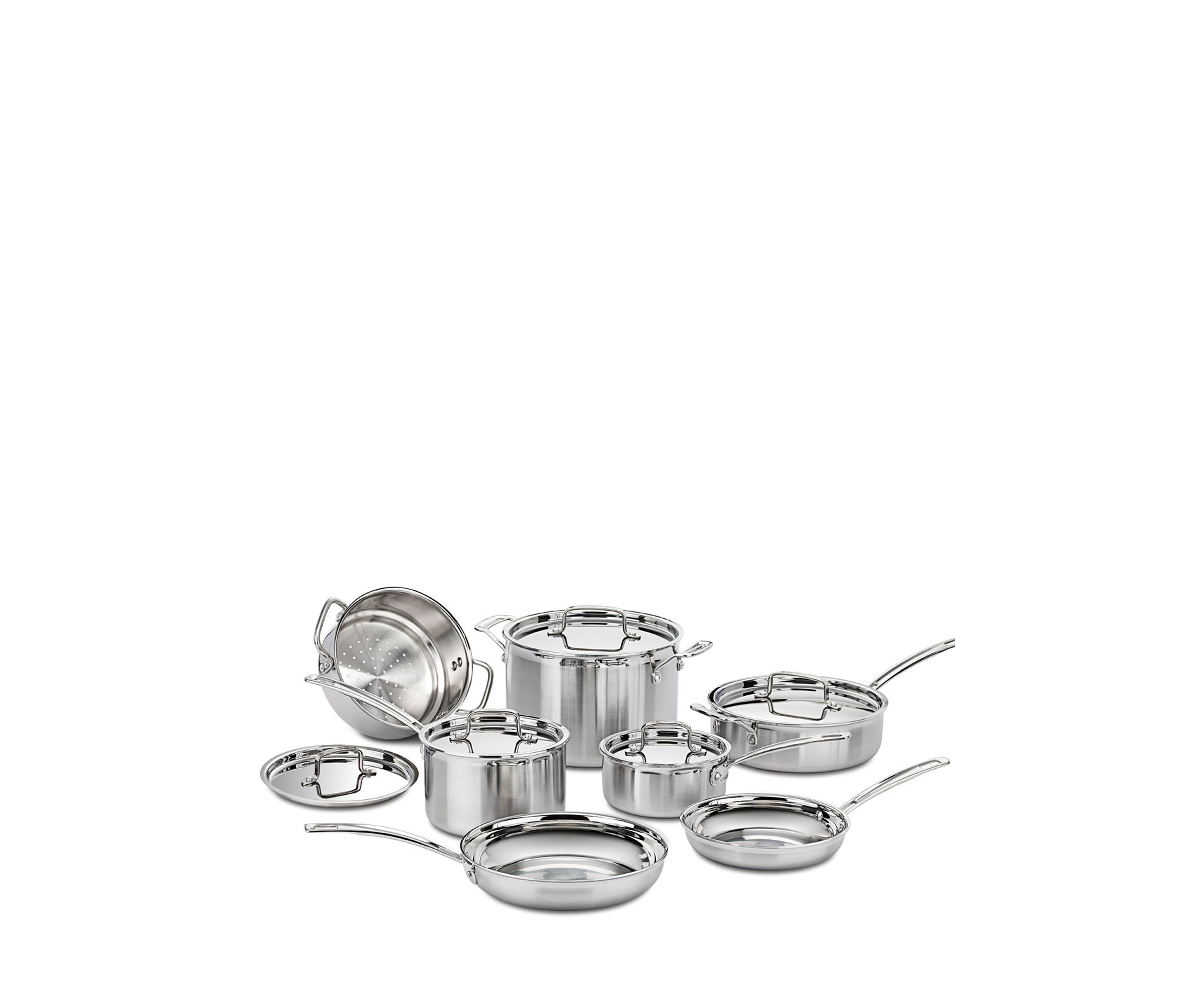 MultiClad Pro Stainless Steel 12-Piece Cookware Set - Online Only