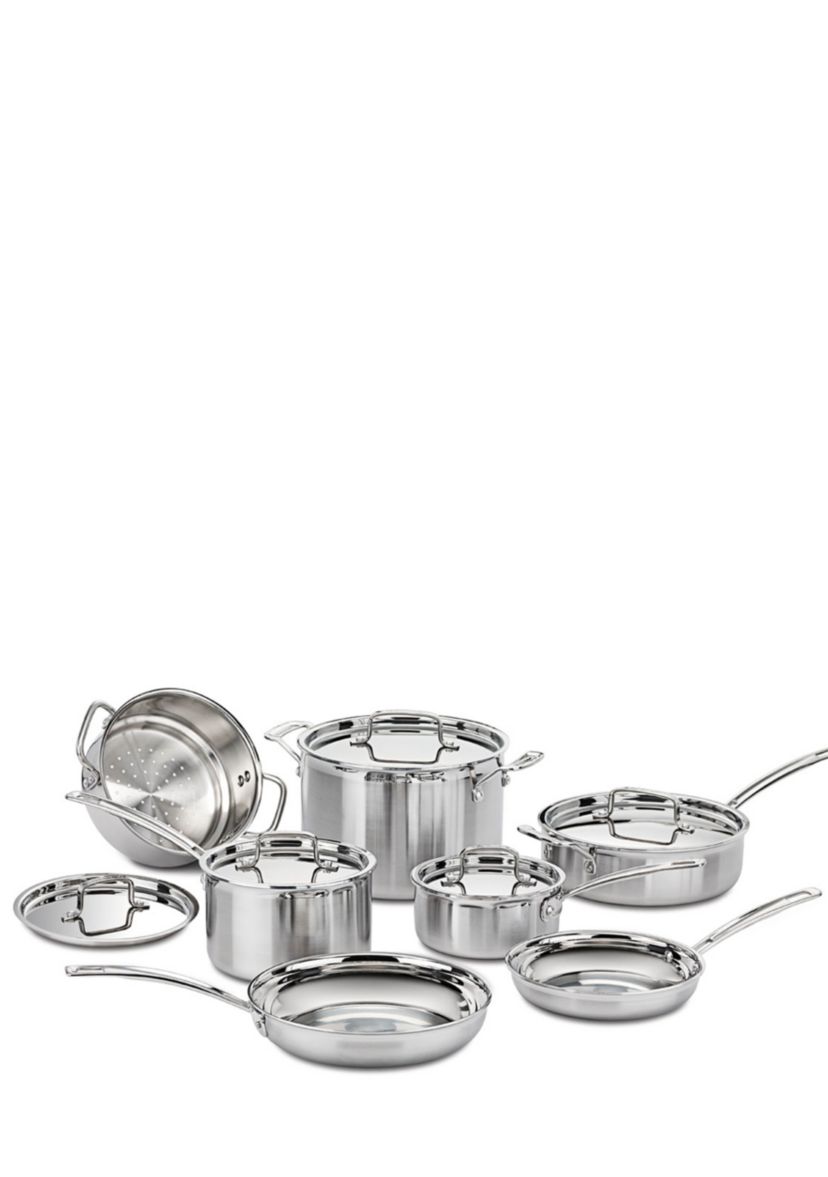 MultiClad Pro Stainless Steel 12-Piece Cookware Set - Online Only