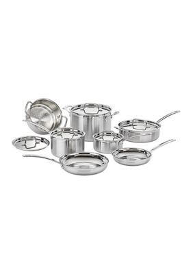 MultiClad Pro Triple Ply Stainless Cookware 12 Piece Set