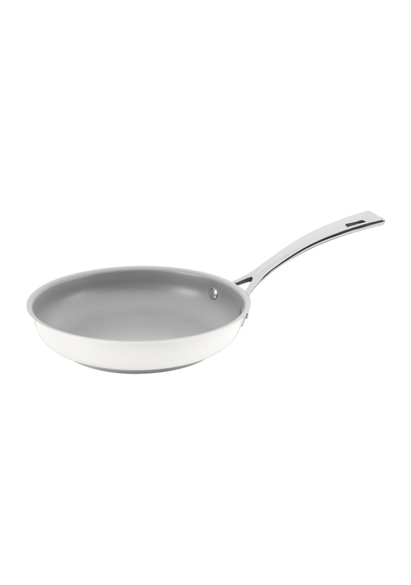 8" Matte White Nonstick Skillet