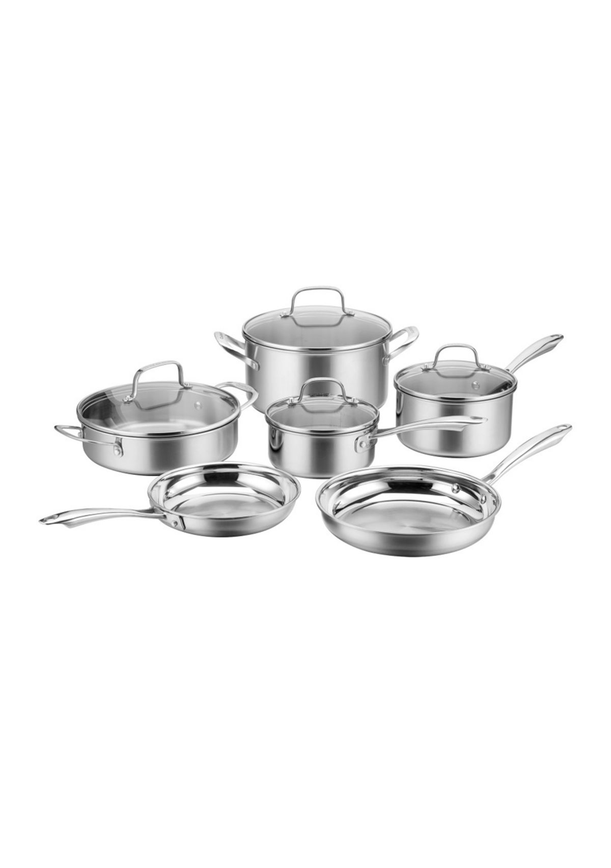 Classic Tri-Ply 10-Piece Cookware Set