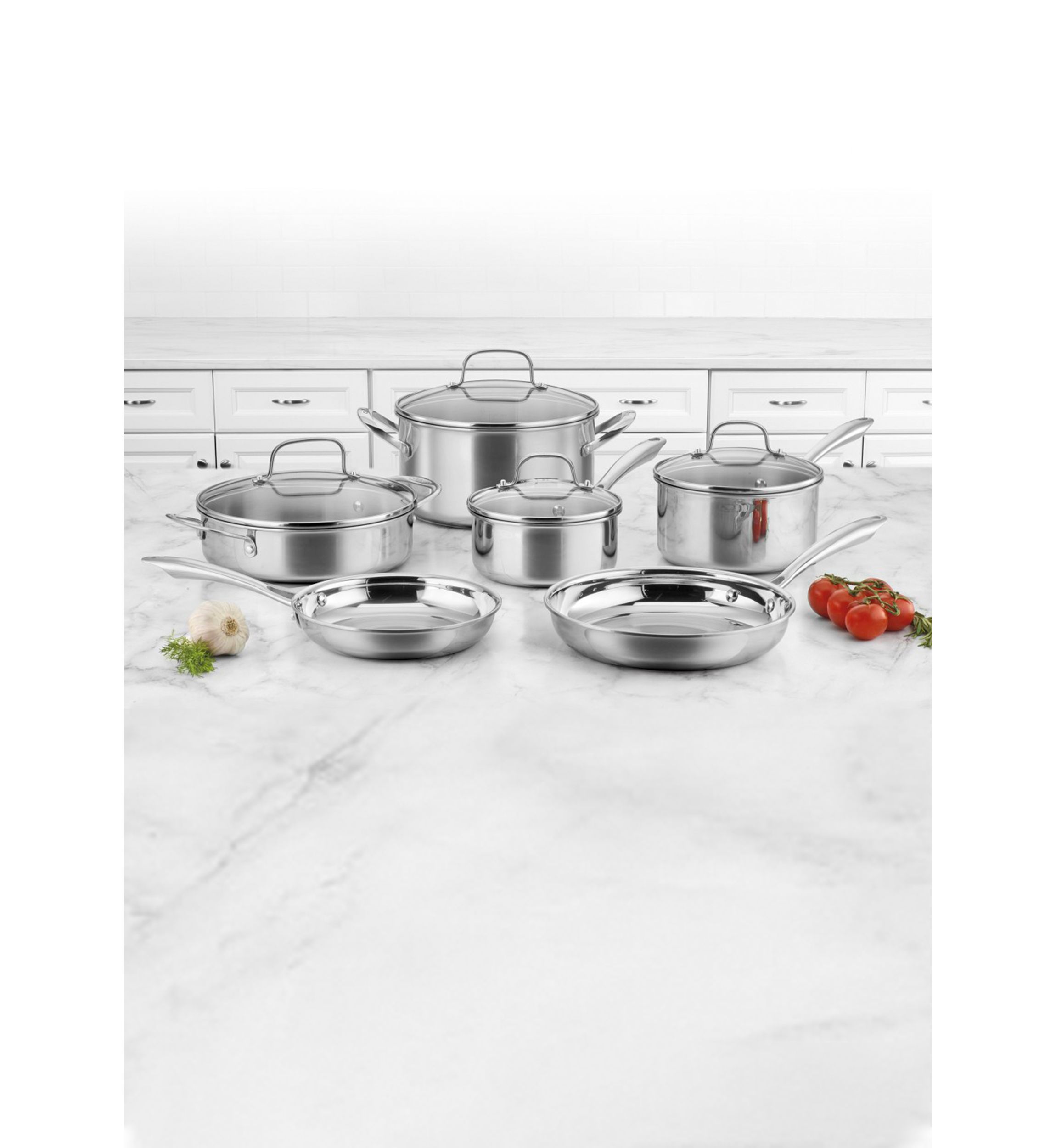 Classic Tri-Ply 10-Piece Cookware Set