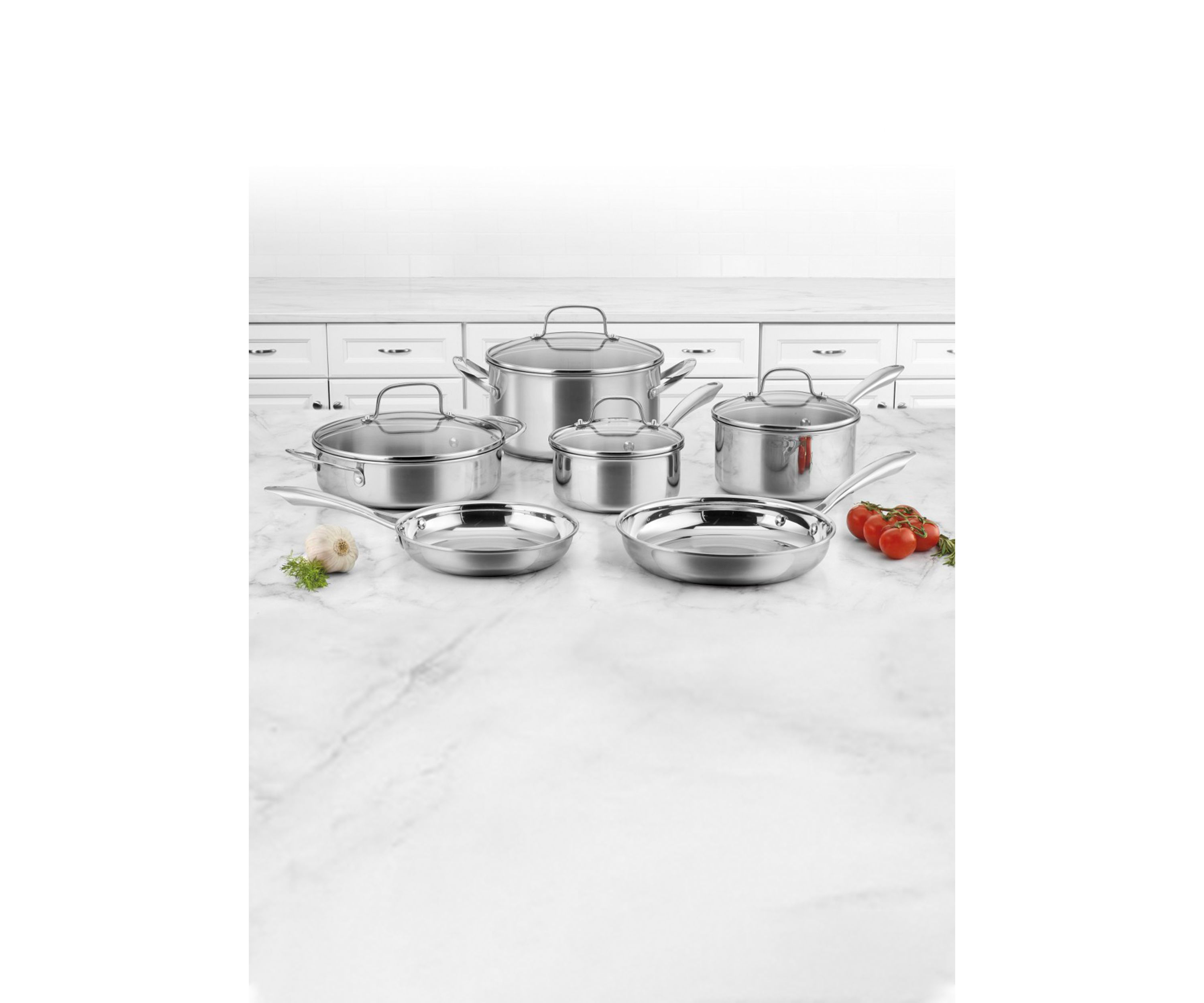 Classic Tri-Ply 10-Piece Cookware Set