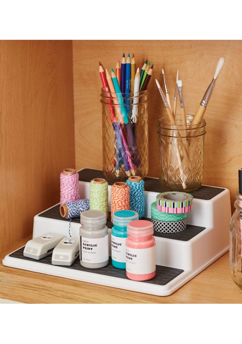 10-Inch Non Skid 3-Tier Cabinet Organizer