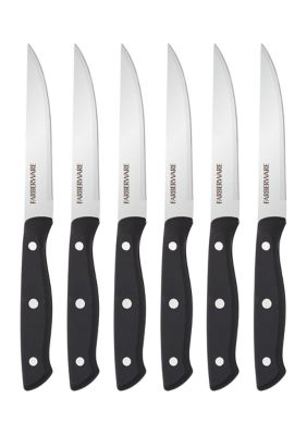 Farberware Steak Knife Set, Black
