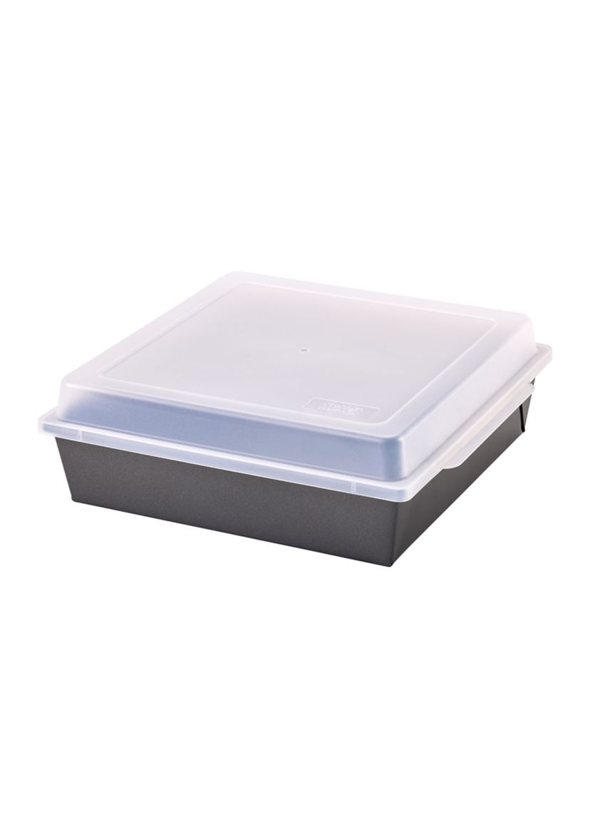 Square Cake Pan with Lid