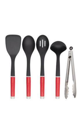 Kitchenaid KX400EXSDI Queen Of Hearts Baking Utensil Set Red