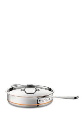 All-Clad 3-Qt. Copper Core Stainless Steel Saute Pan -  0011644640323