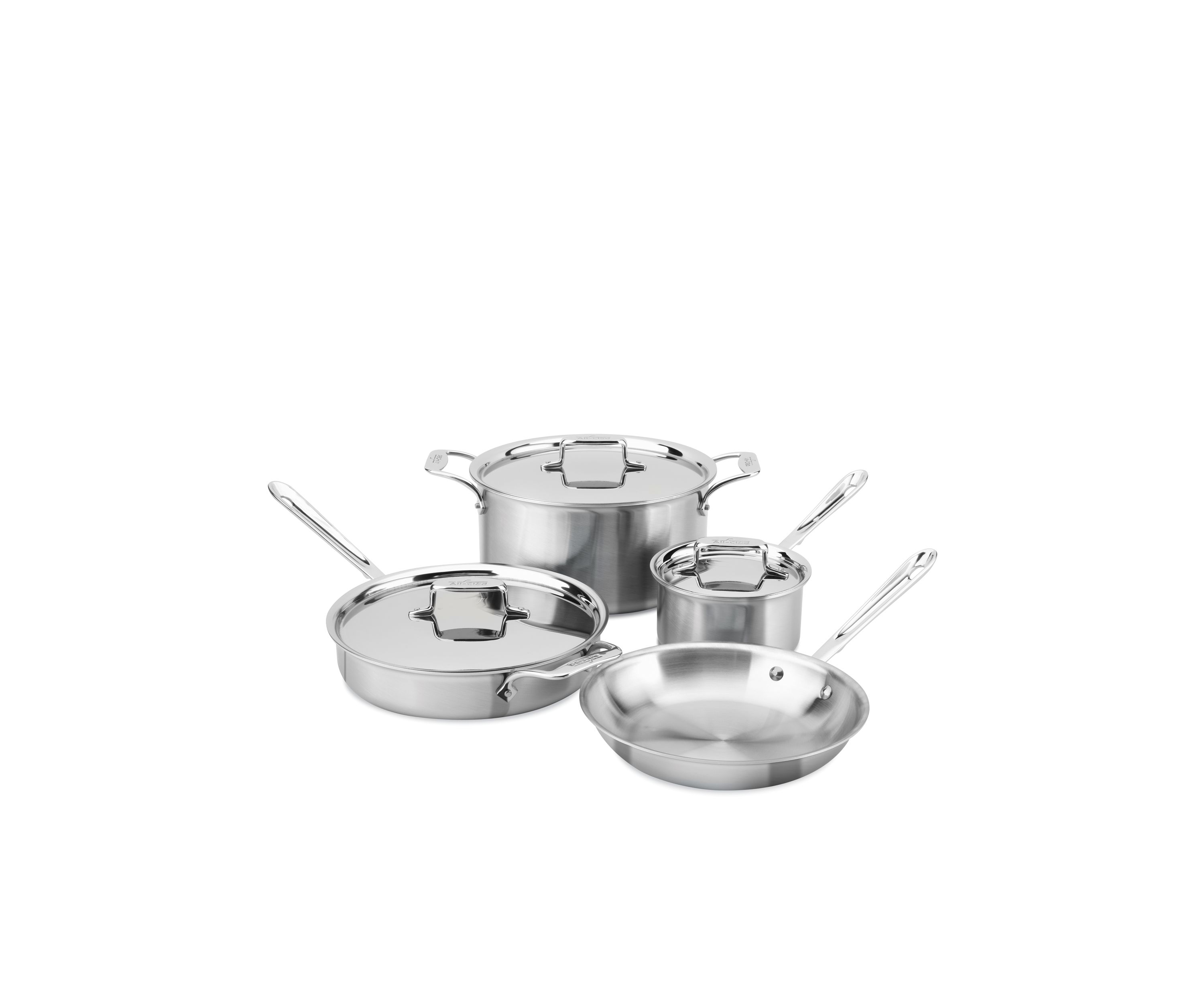Brushed d5 7-Piece Cookware Set